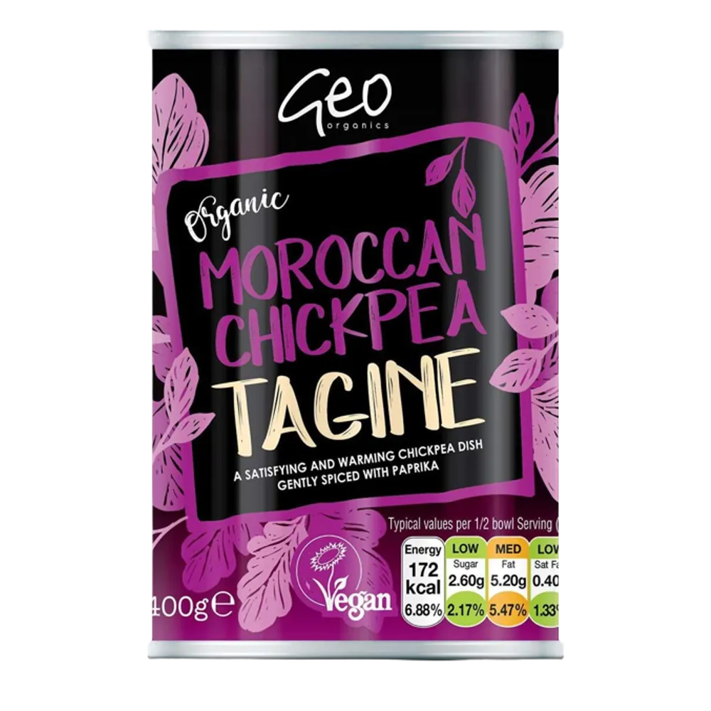 GEO ORGANICS Moroccan Chickpea Tagine 400g