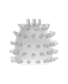 GigaLuv Nubby Massager Attachment - Frost