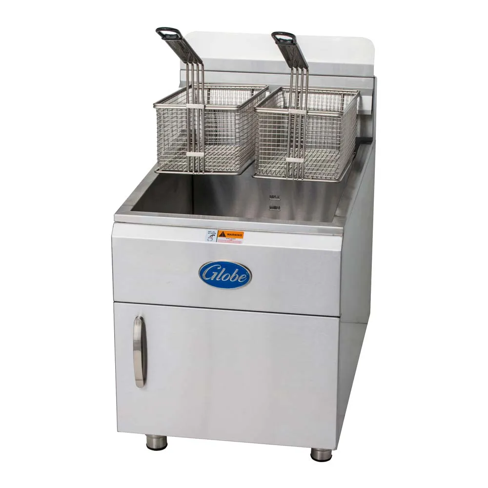 Globe GF30PG Countertop Fryer, Propane, 30 lb. cap.