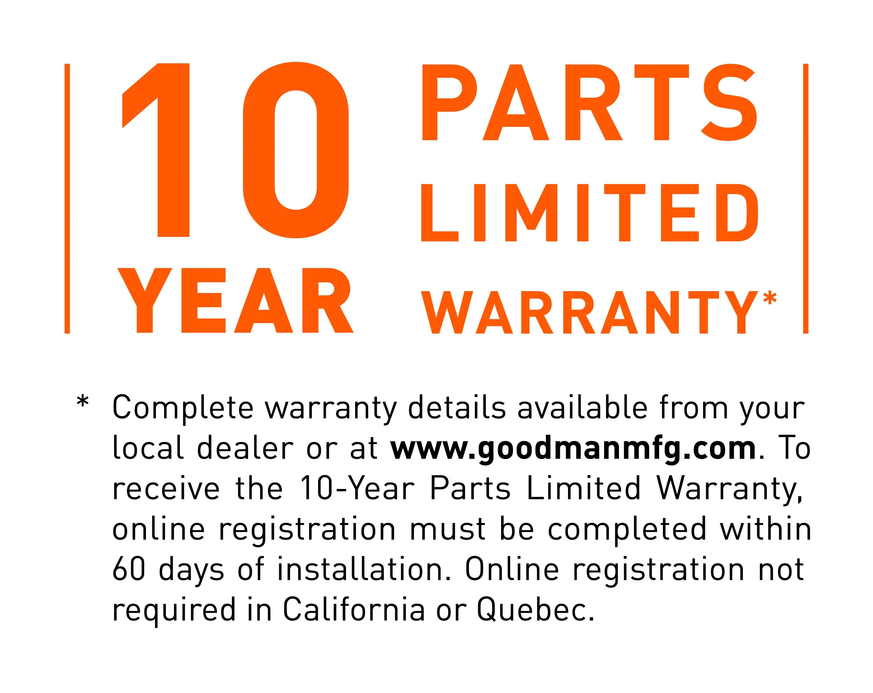 Goodman 2.5 Ton 15.2 SEER2 System: Air Conditioner Condenser Model GLXS4BA3010, Vertical Coil Model: CAPTA3626C3,  Blower Model: MBVB16CP1X00