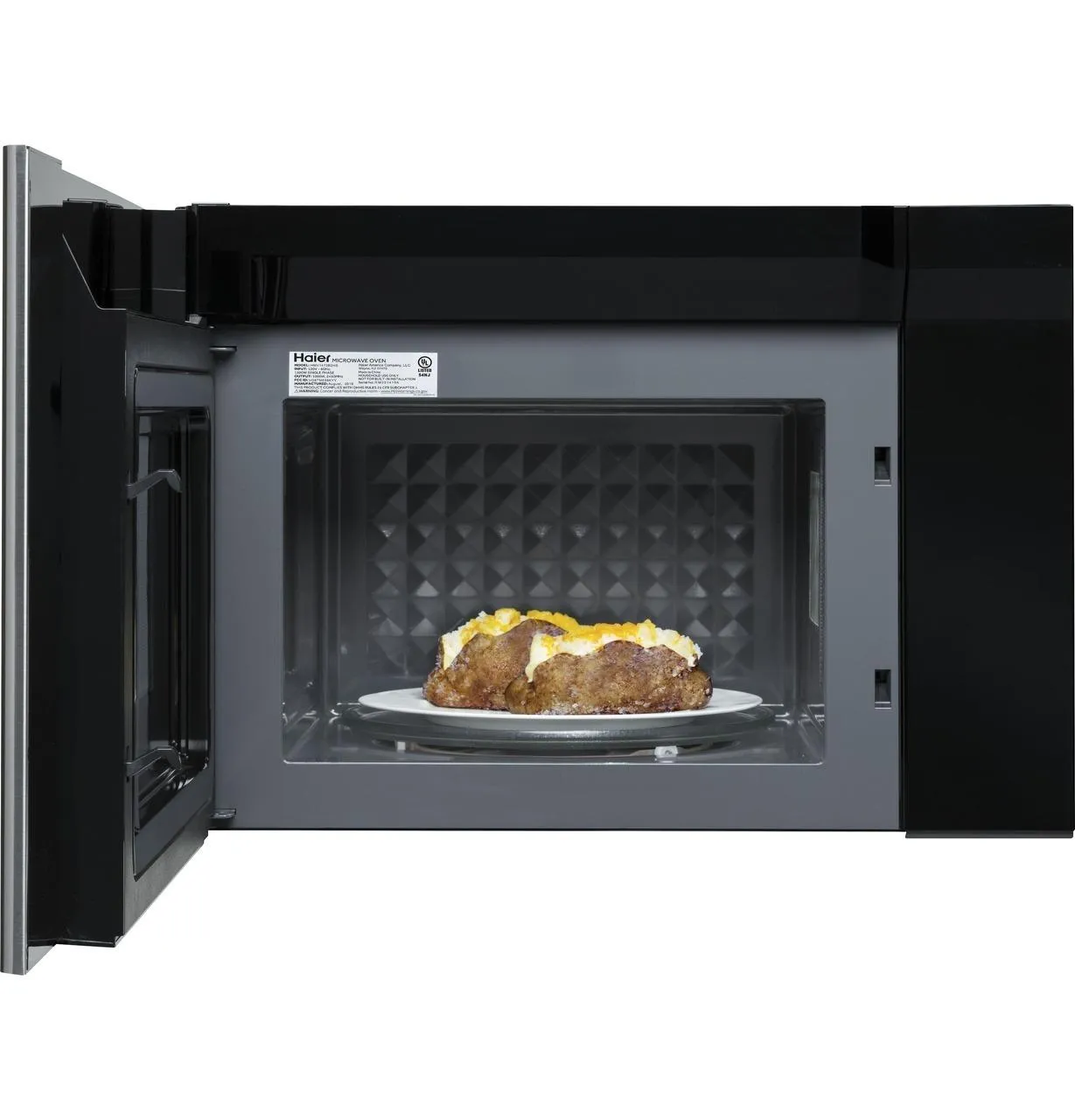 Haier HMV1472BHS 24" 1.4 Cu. Ft. Over-The-Range Microwave Oven