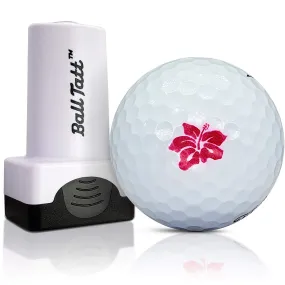 Hibiscus Golf Ball Stamp