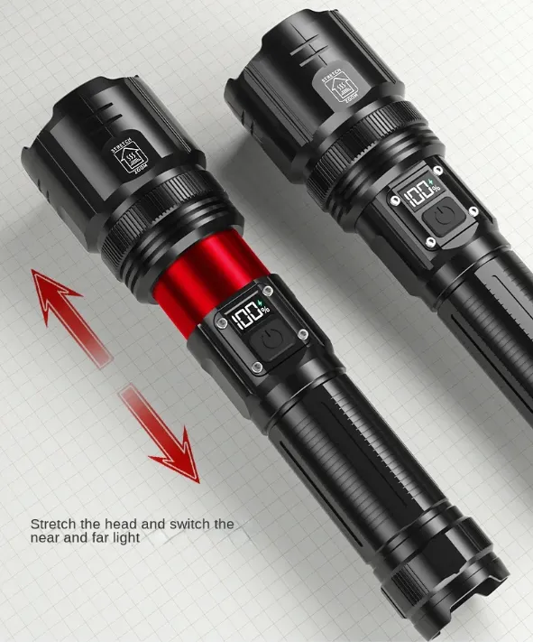 High Lumens Rechargeable Tactical Torch - Incredibly Bright