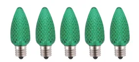 Hometown Holidays 24995 Bulb, Intermediate Lamp Base, LED Lamp, Crystal Green Light :BX25: QUANTITY: 1