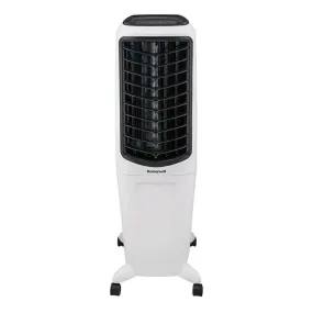 Honeywell 470 CFM Indoor Evaporative Air Cooler (Swamp Cooler) with Remote Control in White - White