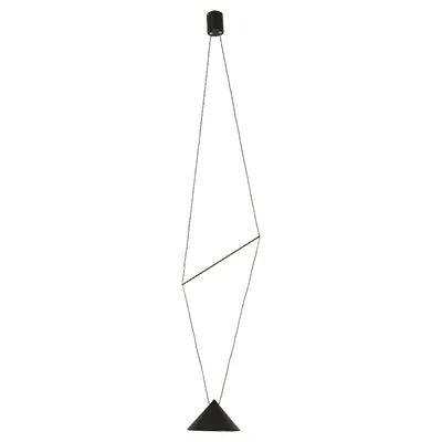 Hook Triangle Pendant 195Mm Black/Orange