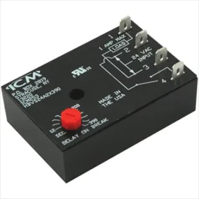 ICM ICM253 Fan Blower Control - Off Delay on Break (12-390 Second Adjustable Delay)