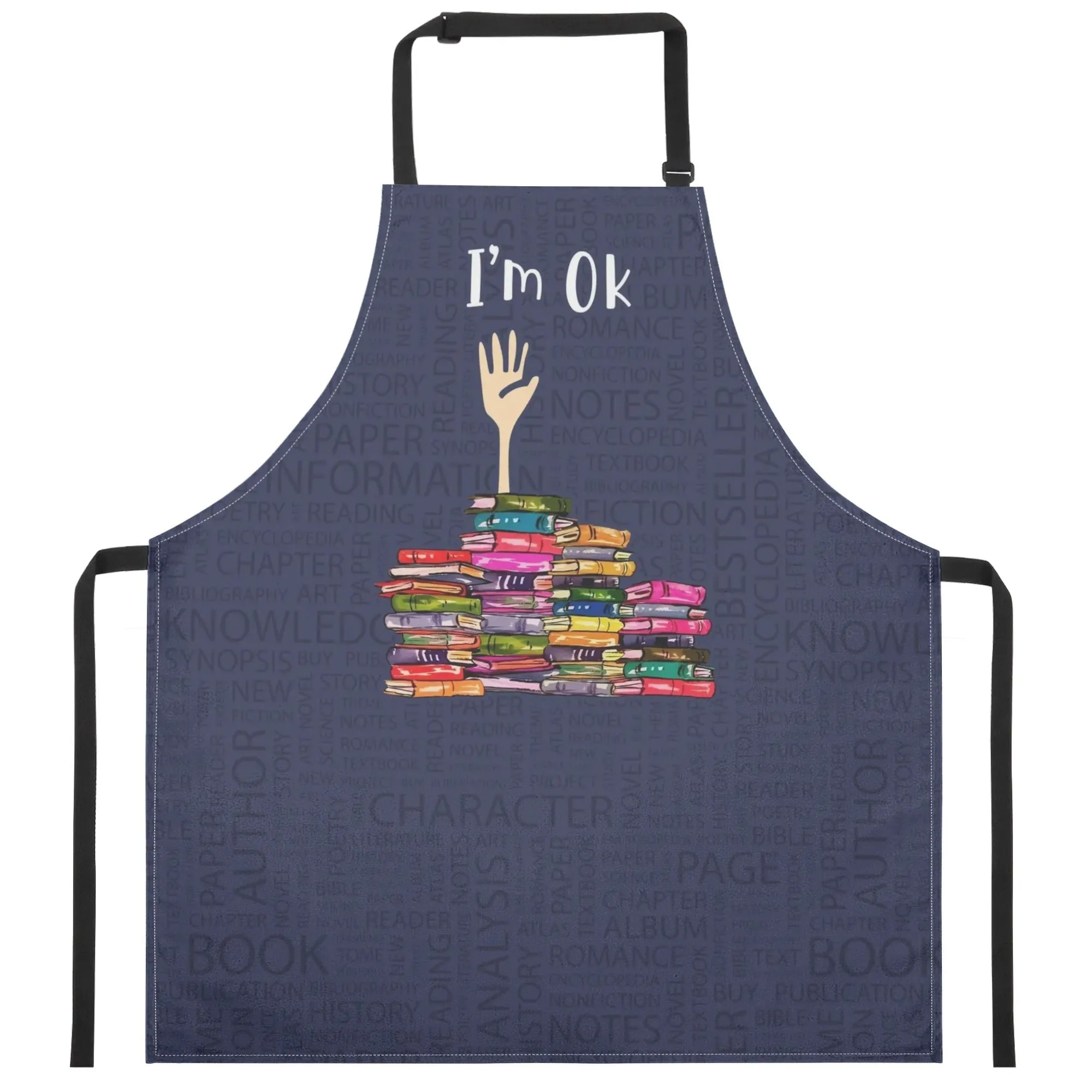 I'm Ok Apron Book Lovers Gift APR22