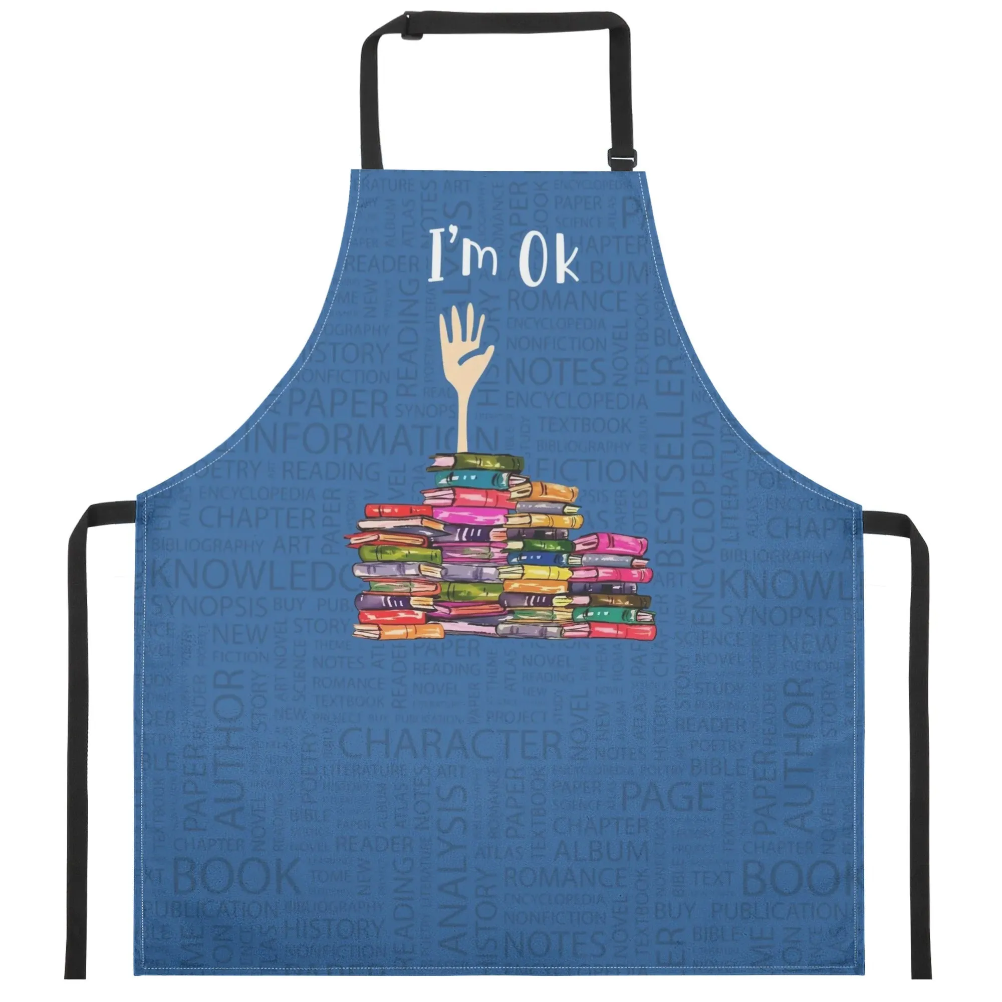 I'm Ok Apron Book Lovers Gift APR22