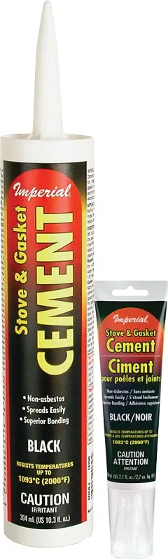 Imperial KK0075-A Stove and Gasket Cement, 2.7 oz Tube :EA: QUANTITY: 1