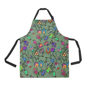 Indigenous Paisley Dark Sea Apron