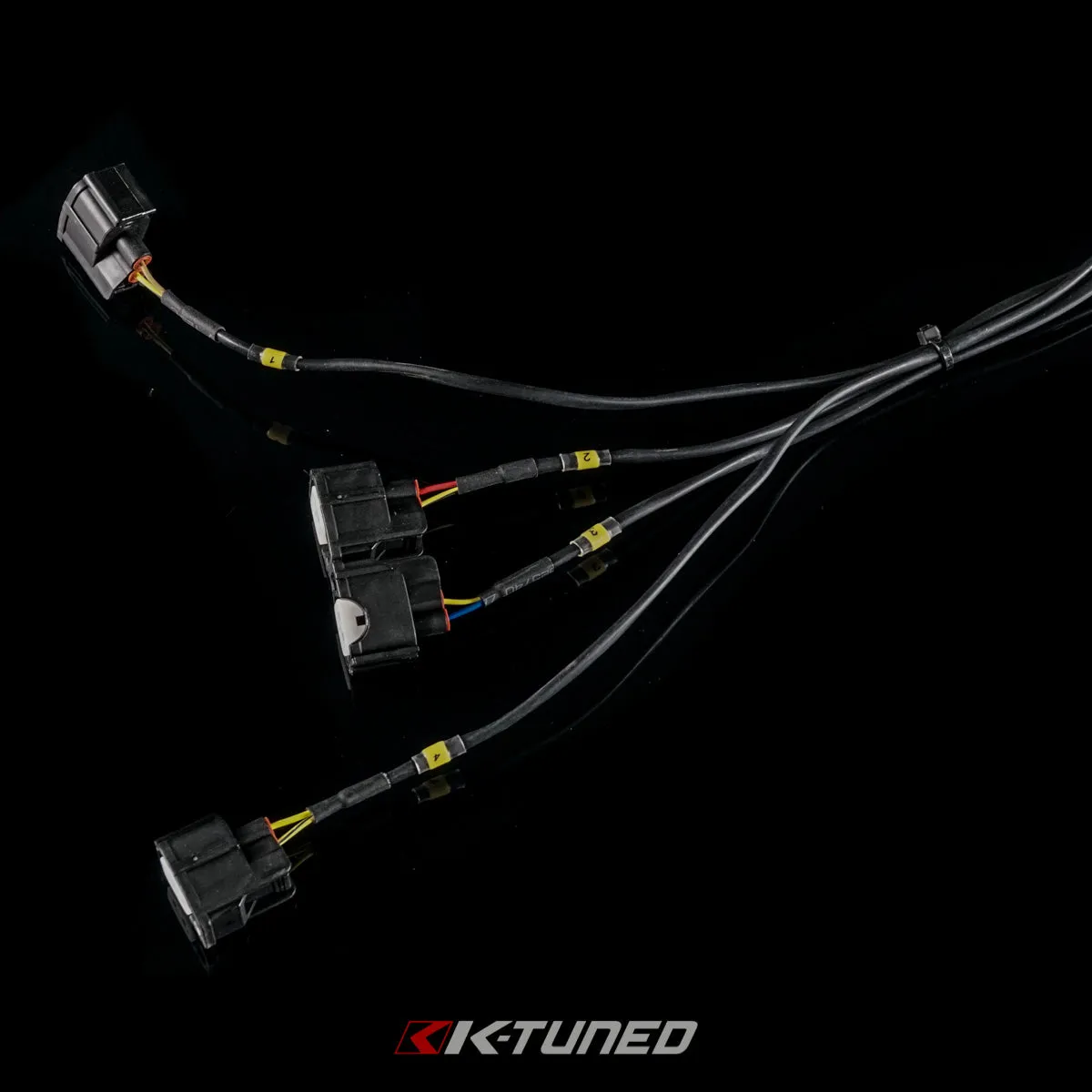 K-Tuned Street-Grade w/Standard Heat-Shrink Loom - OEM Routing - Standard (No Power Wire) - KTH-404-ENG