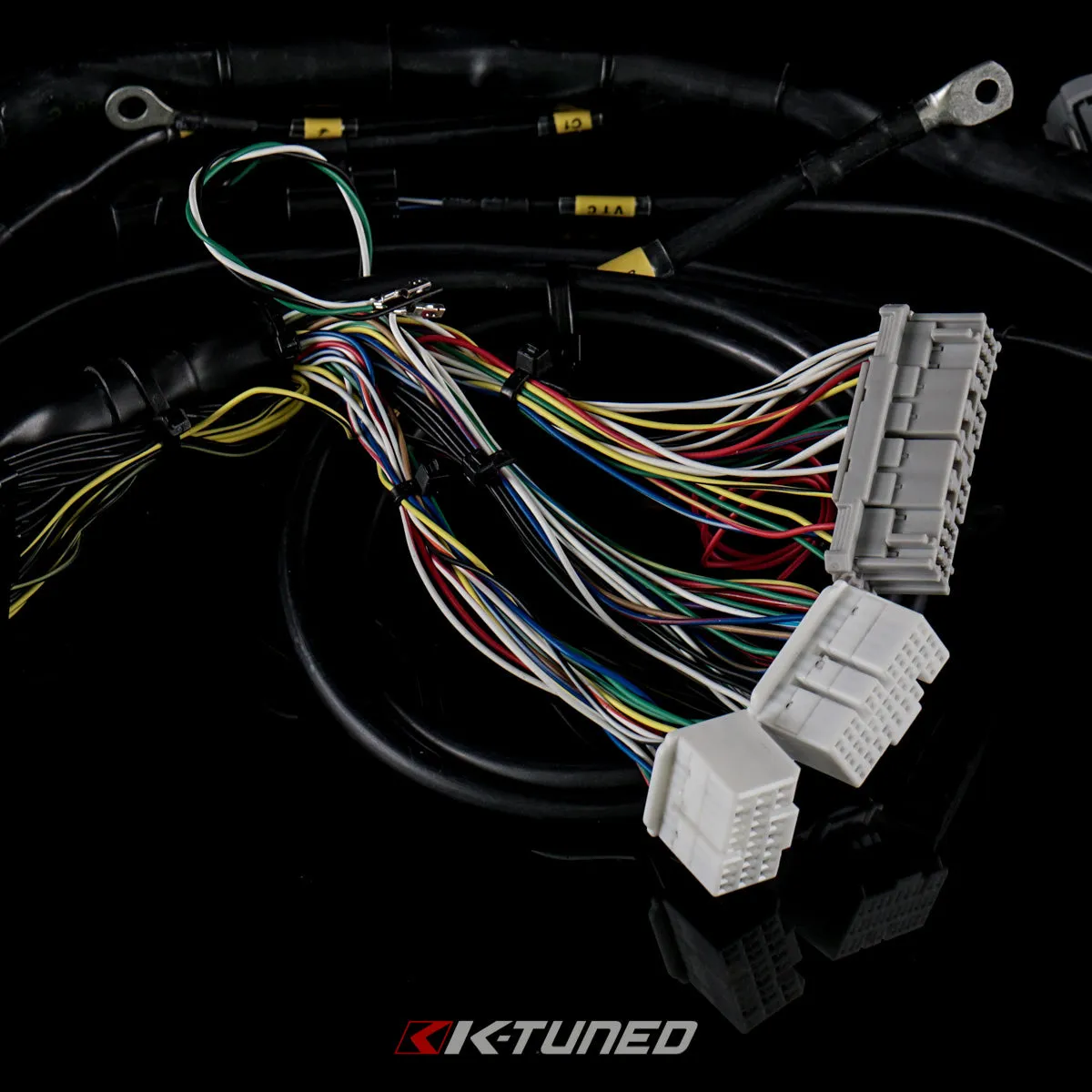 K-Tuned Street-Grade w/Standard Heat-Shrink Loom - OEM Routing - Standard (No Power Wire) - KTH-404-ENG