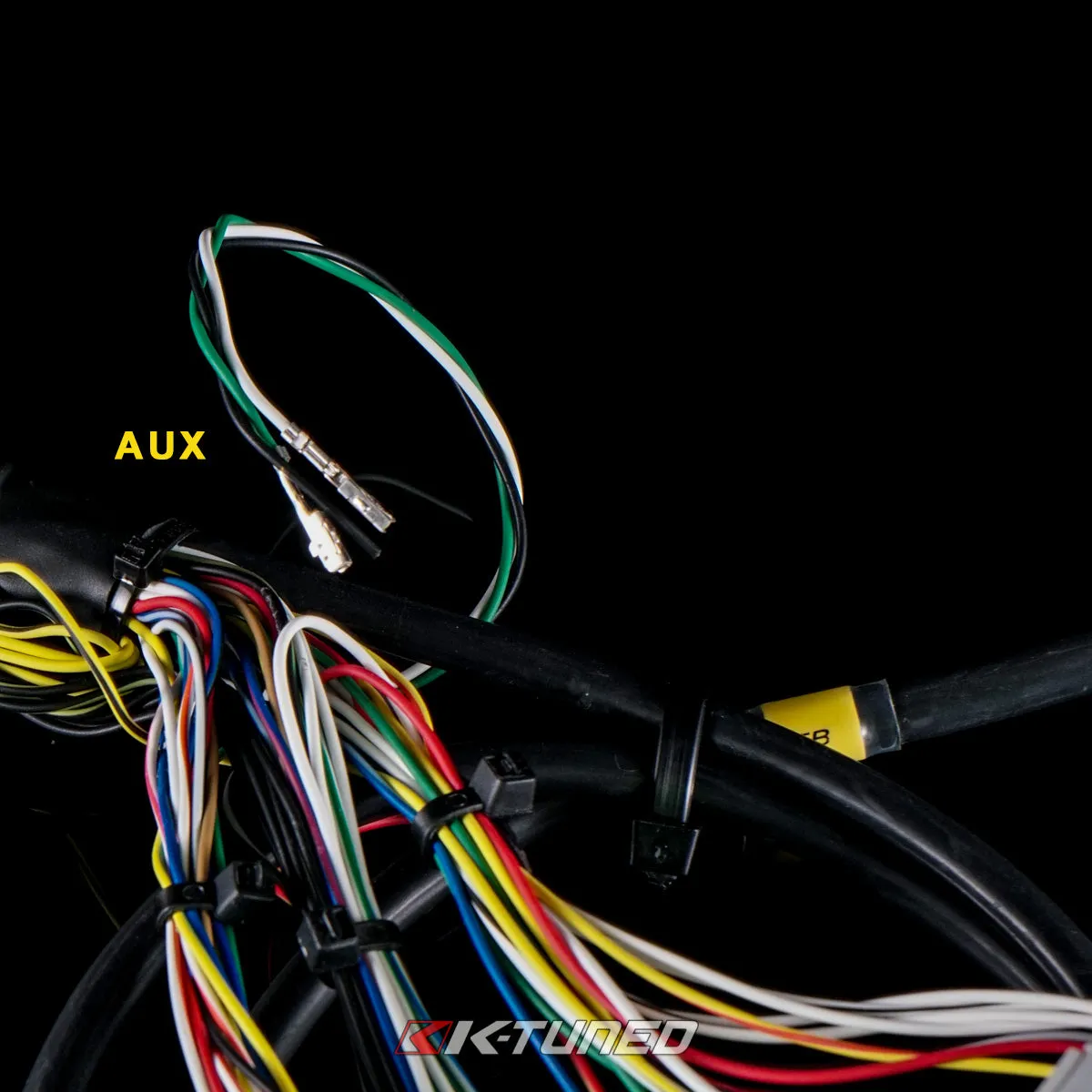 K-Tuned Street-Grade w/Standard Heat-Shrink Loom - OEM Routing - Standard (No Power Wire) - KTH-404-ENG