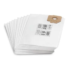 Karcher Vacuum Fleece Filter Bags | 10 Pack | 6.904-305.0