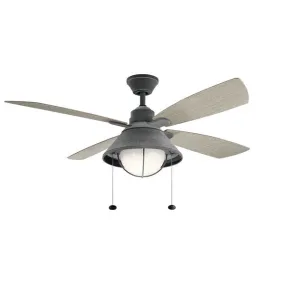 Kichler 310181WZC Seaside™LED 54" Fan Weathered Zinc