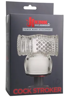 Kink Cock Stroker Wand Attachment Clear