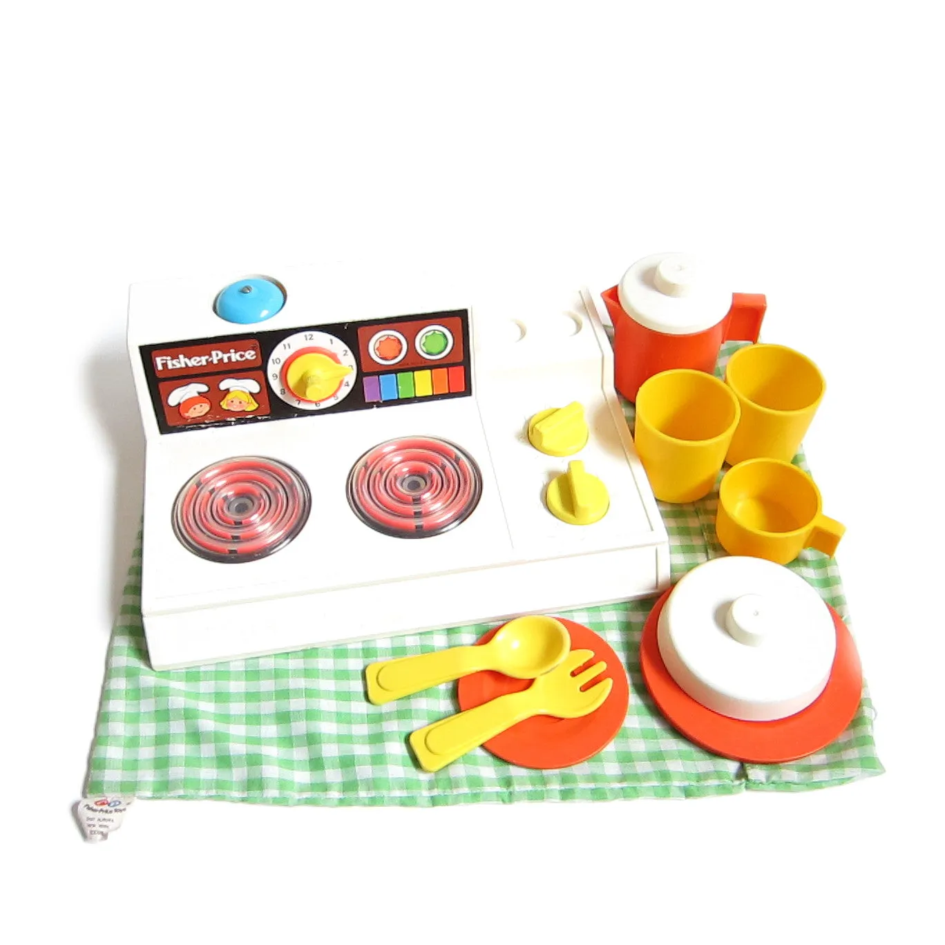 Kitchen Set with Magic Burner Stove Vintage 1978 Fisher-Price Toys