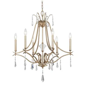 Laurel Estate 27 in. 6 Lights Chandelier Gold finish