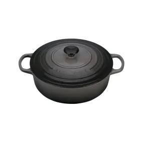 Le Creuset Signature Cast Iron Risotto Pan Flint 30cm