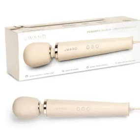 Le Wand Powerful Plug In Vibrating Massager - Cream