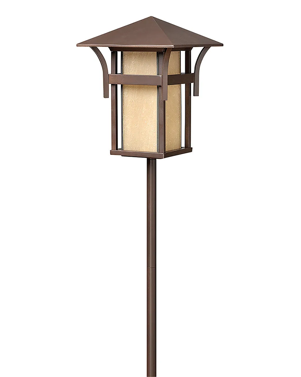 LED Path Light from the Harbor Path Collection in Anchor Bronze Finish by Hinkley