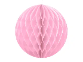 Light Pink Honeycomb Ball Party Decoration 10cm