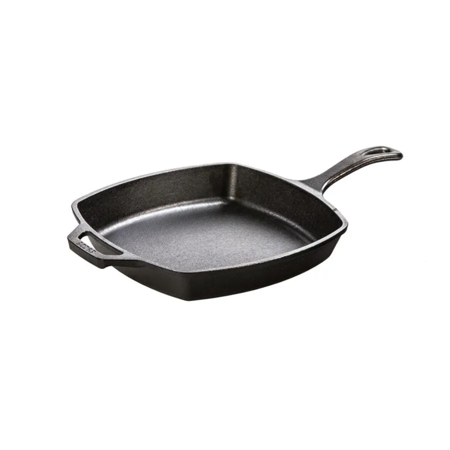 Lodge 10.5 in. Square Cast Iron Skillet