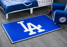 Los Angeles Dodgers Soft Area Rug with Non-Slip Backing (4' x 2'6)