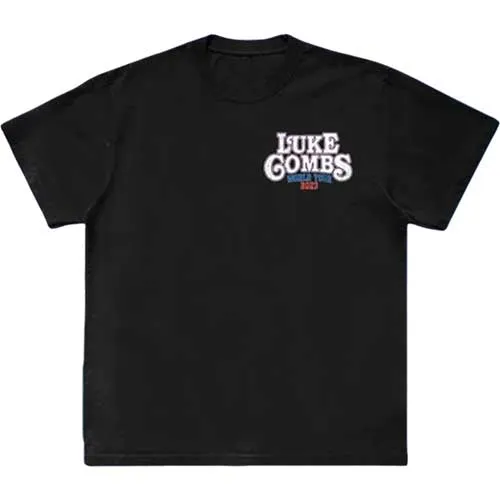 Luke Combs Unisex T-Shirt: Tour 23 Skull