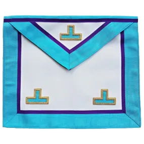 Masonic Memphis Misraim Rite Worshipful Master Apron Hand Embroidered