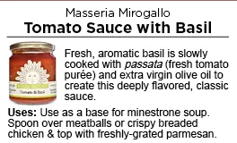 Masseria Tomato Basil Sauce 280g