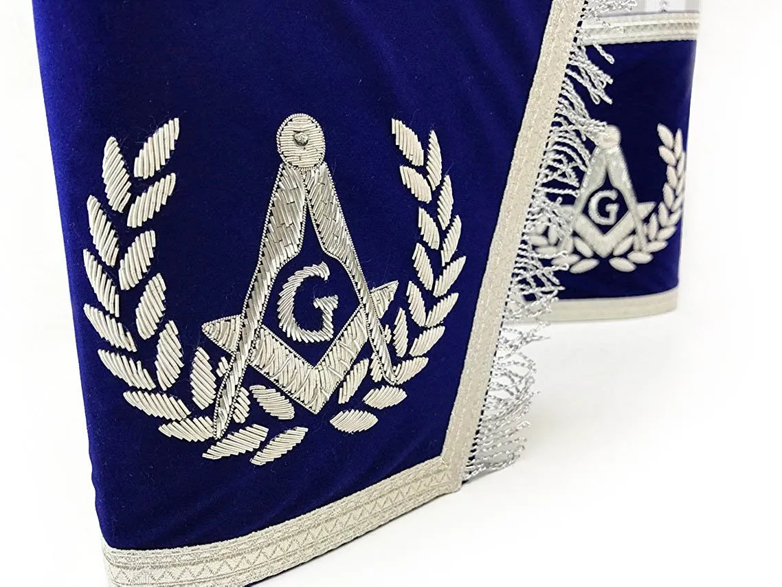 Master Mason Blue Lodge Regalia Set - Hand Embroidery