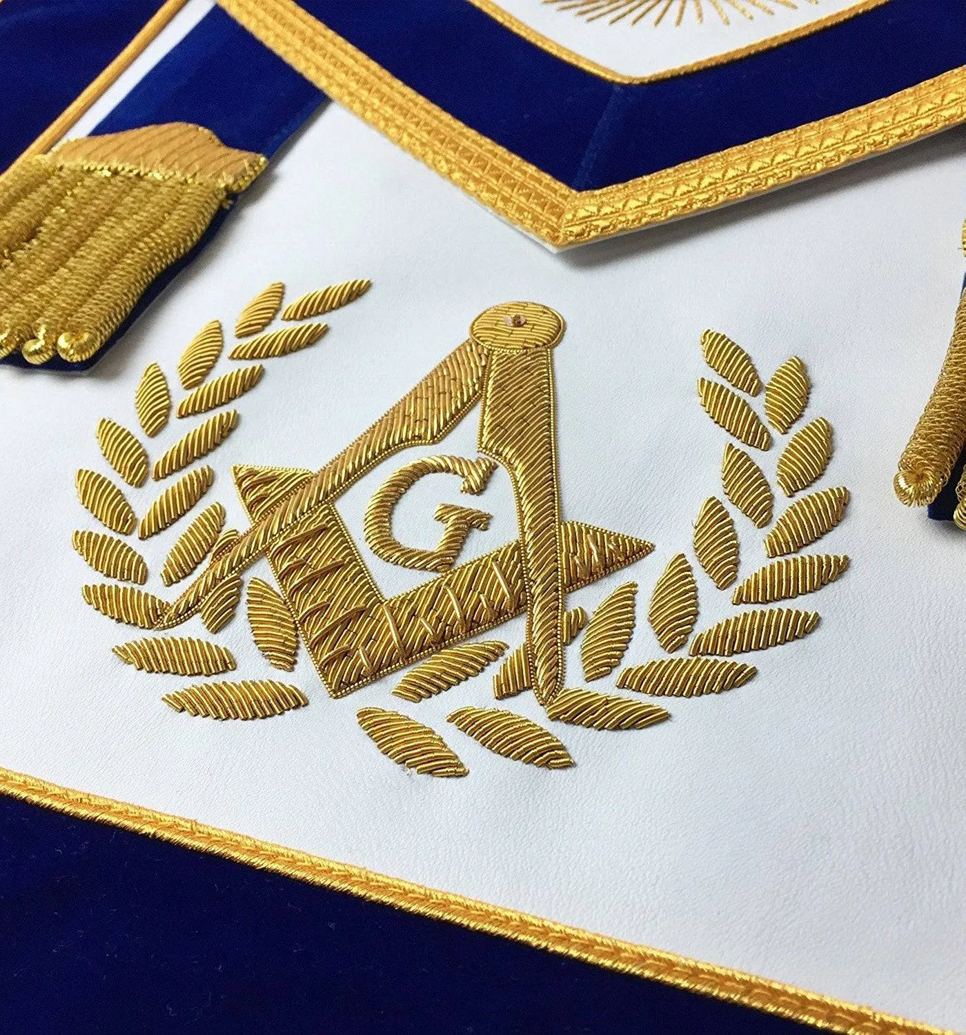 Master Mason Blue Lodge Regalia Set - Hand Embroidery