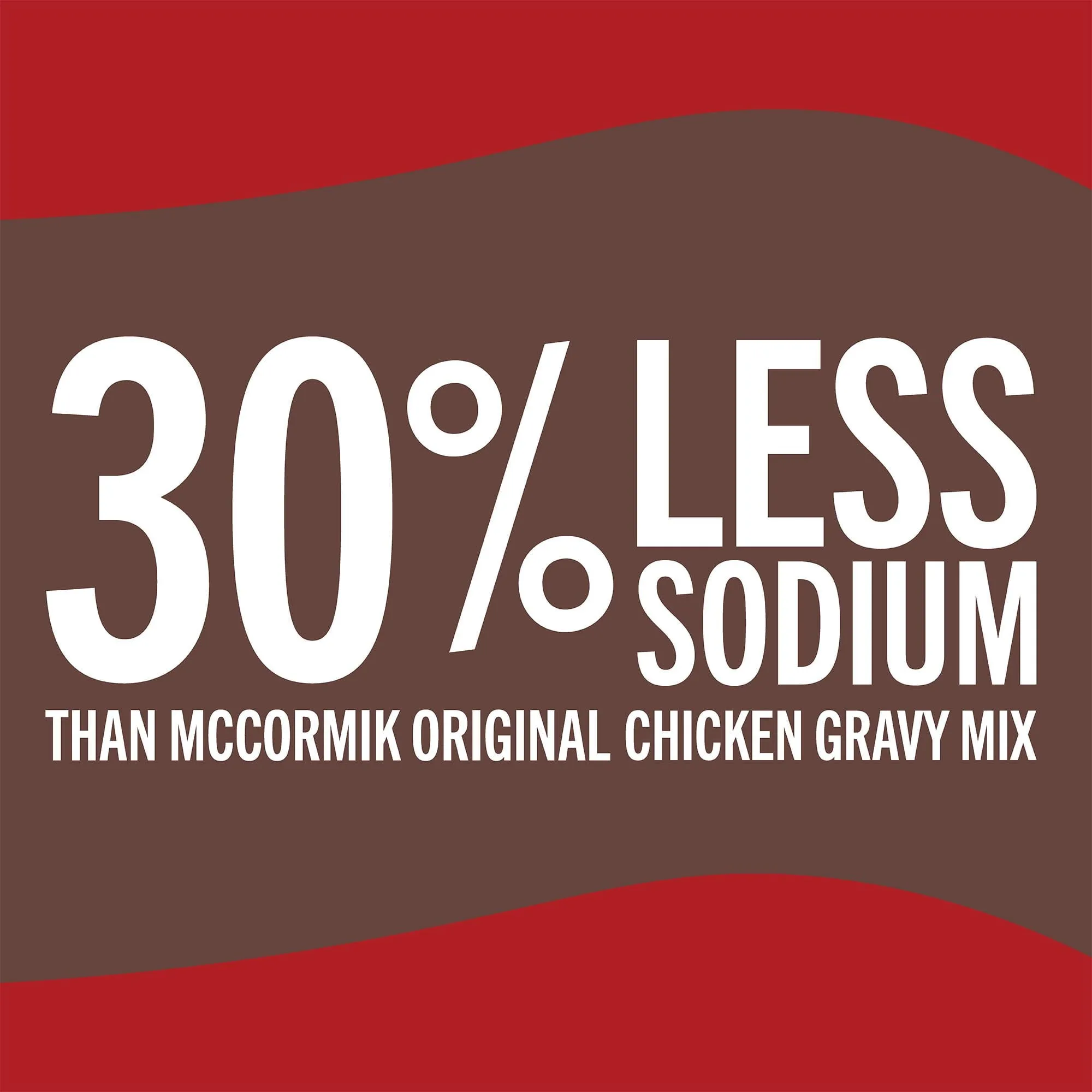 McCormick Gravy Mix - Chicken 30% Less Sodium, 0.87 oz Gravies