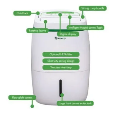 Meaco Low Energy Dehumidifier With Air