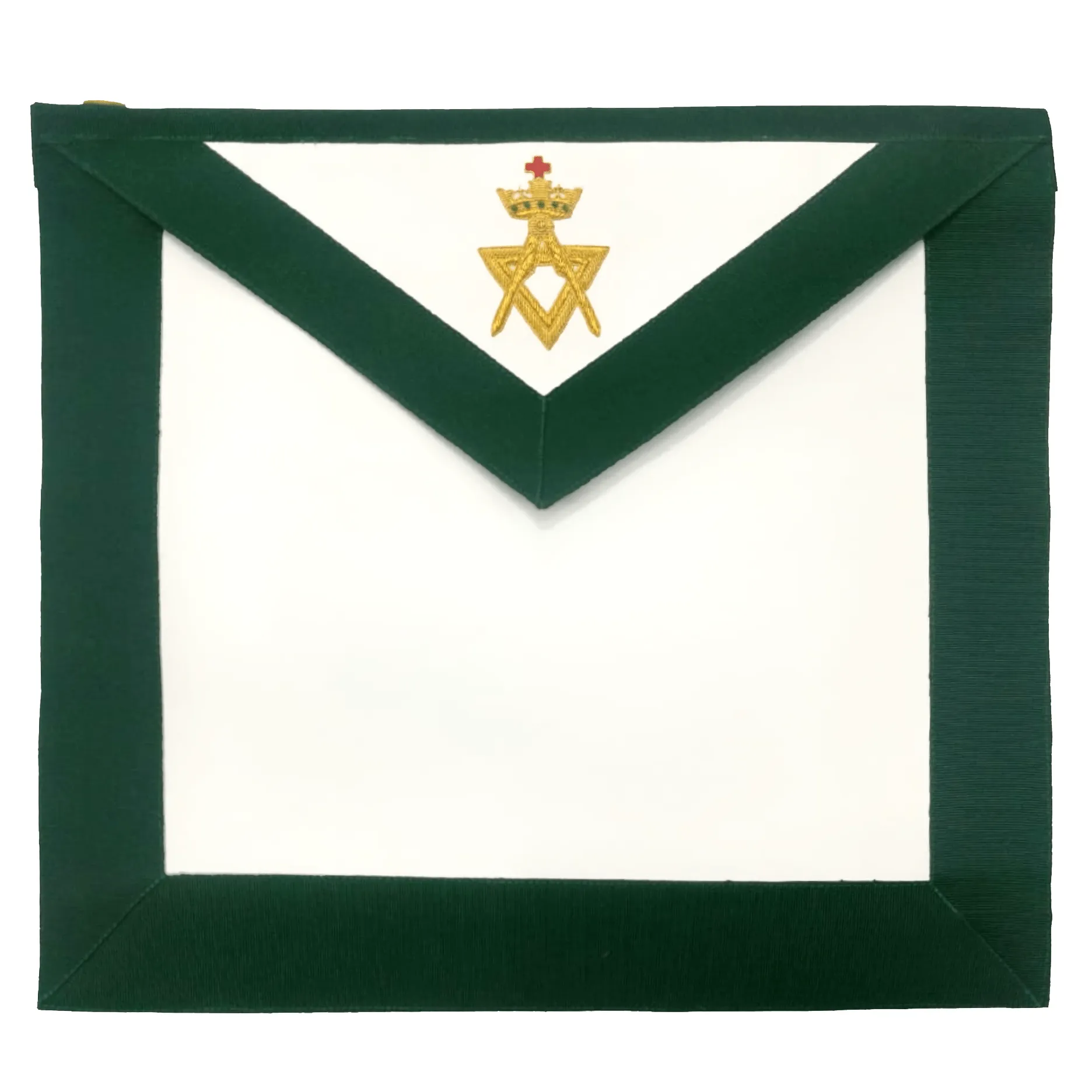 Member Allied Masonic Degrees Apron - Green Velvet