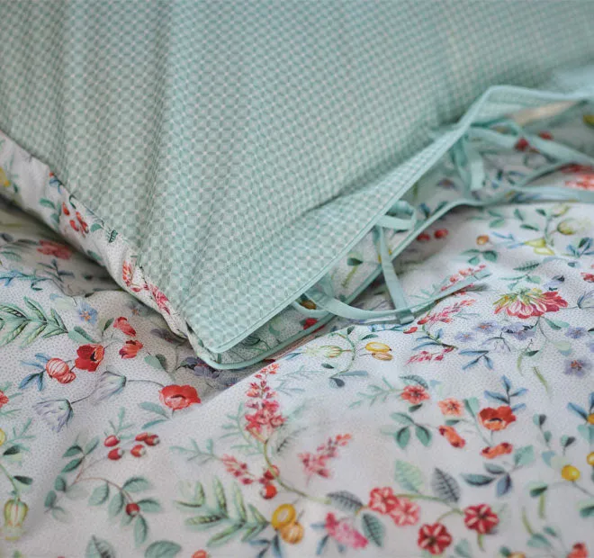 Midnight Garden Quilt Cover Set Range White