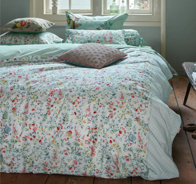 Midnight Garden Quilt Cover Set Range White