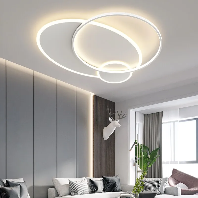 Minimalist Chandeliers Creative Simple Postmodern Ultra-thin Living Room Light Lighting Nordic Bedroom Ceiling Decoration Lamps