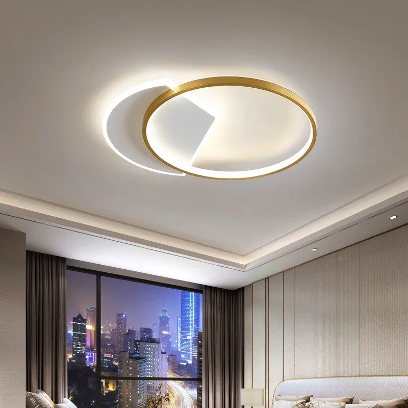 Modern Led Chandeliers Lighting fixtures Indoor Ceiling lamp for Living room Bedroom Dining Kitchen Lustre Gold Black