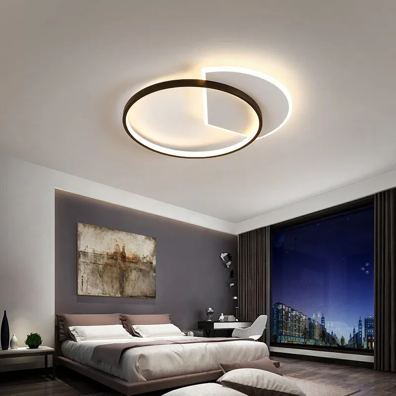 Modern Led Chandeliers Lighting fixtures Indoor Ceiling lamp for Living room Bedroom Dining Kitchen Lustre Gold Black