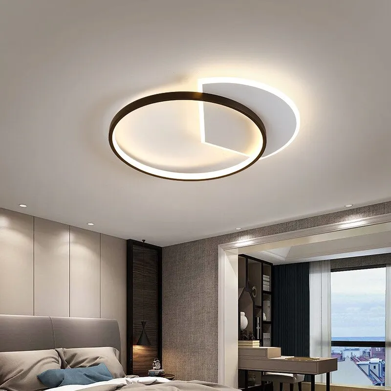 Modern Led Chandeliers Lighting fixtures Indoor Ceiling lamp for Living room Bedroom Dining Kitchen Lustre Gold Black