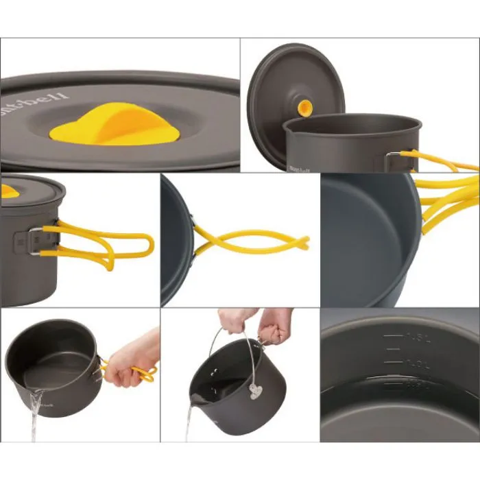 Montbell Alpine Cooker 14 16 Pan Set 鋁合金鍋具組 1124908