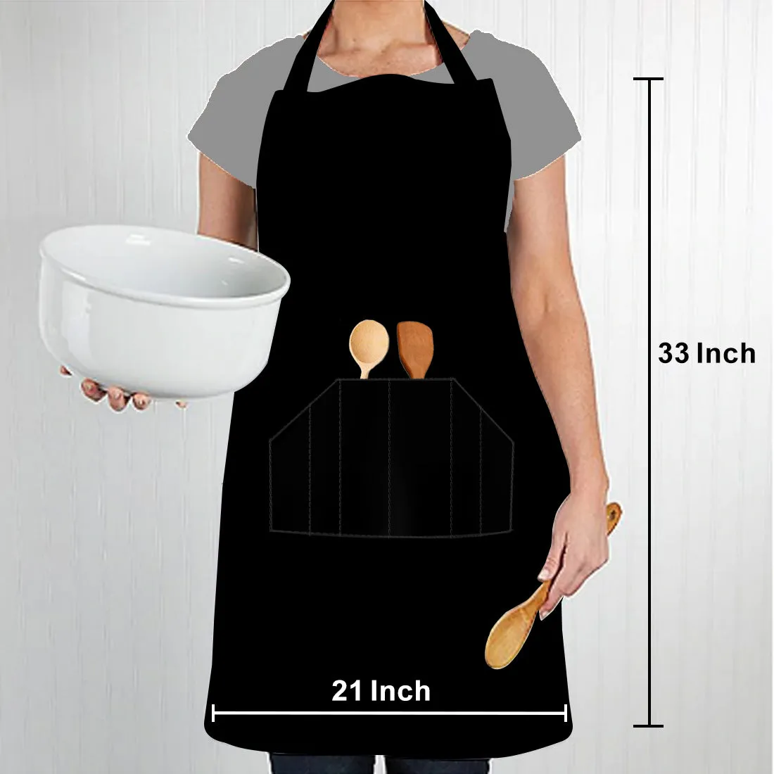 Mr and Mrs Apron Personalised for Kitchen Set of 2