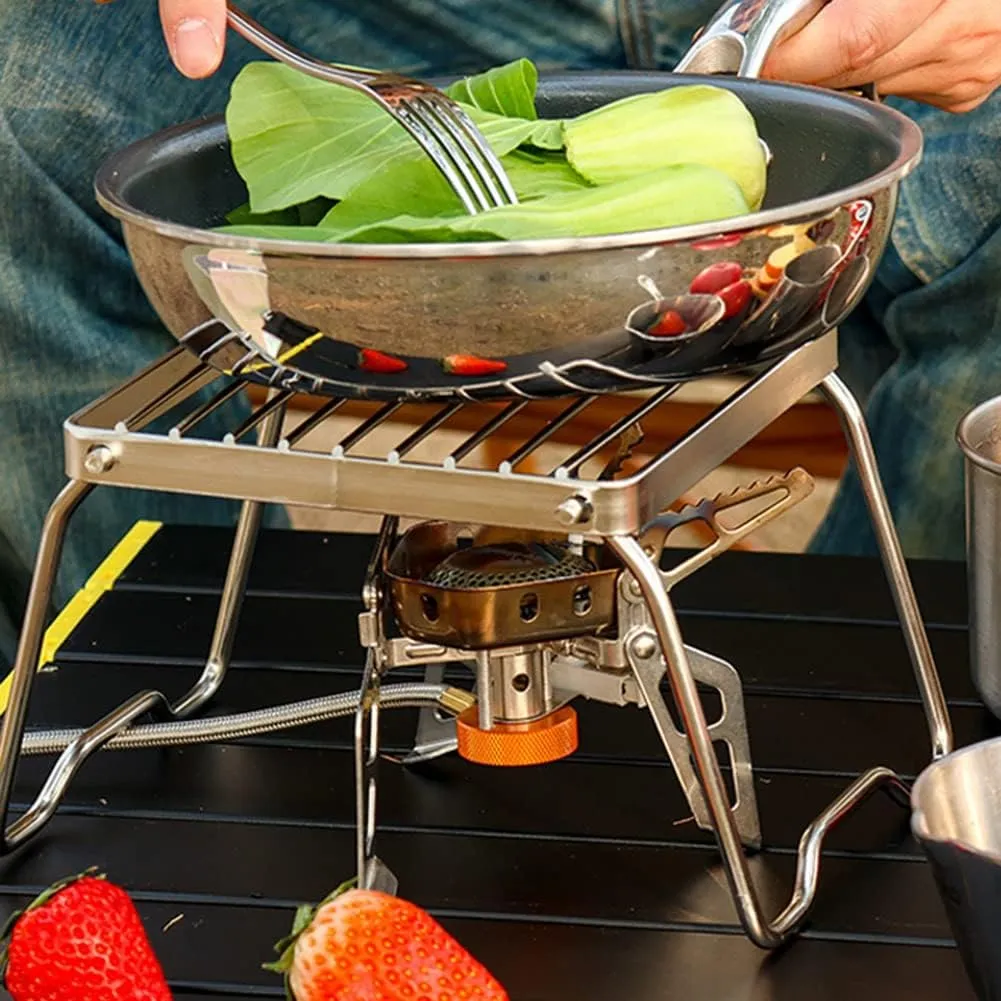 Multifunction Foldable Campfire Grill Grate