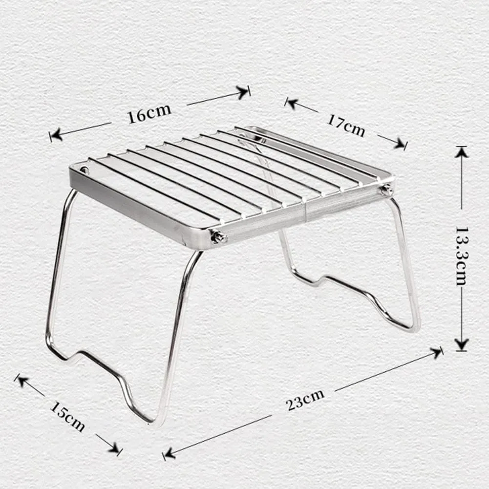 Multifunction Foldable Campfire Grill Grate