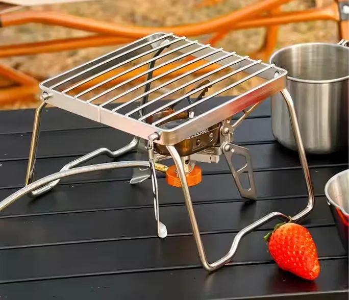 Multifunction Foldable Campfire Grill Grate