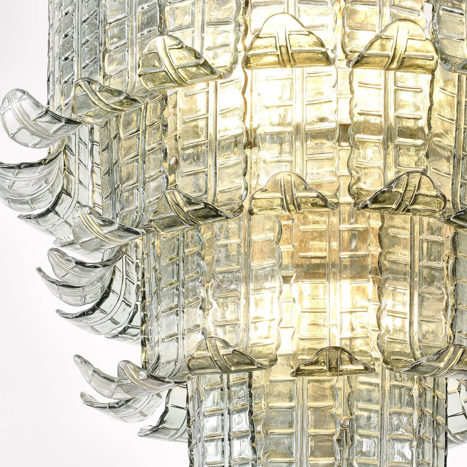 Murano Cascade Glass Chandeliers