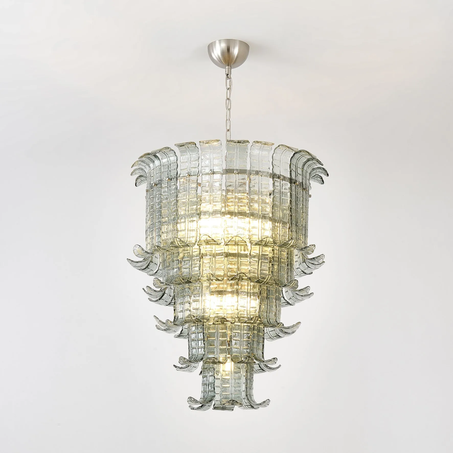 Murano Cascade Glass Chandeliers